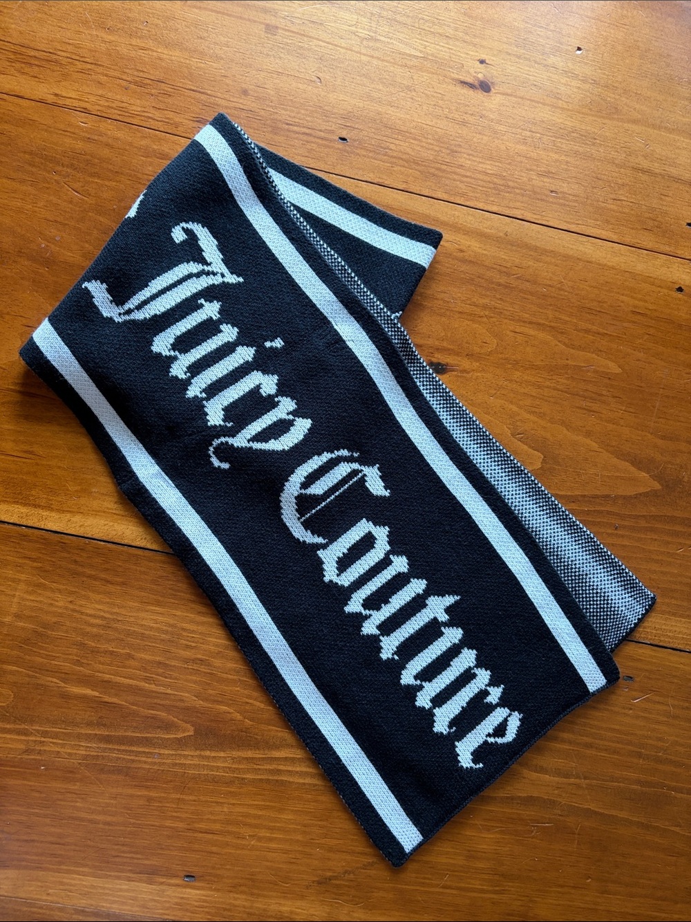 Juicy Couture Black Scarf